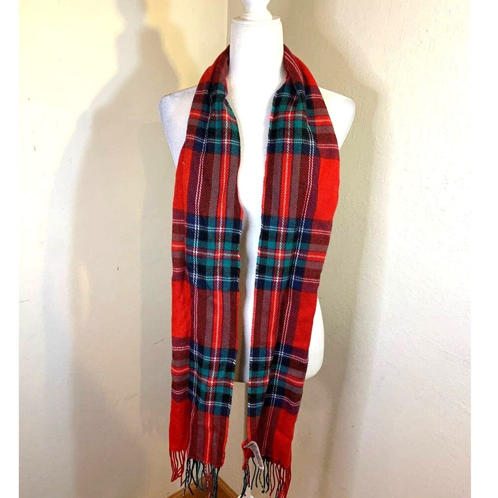 Old Navy Red Plaid Scarf